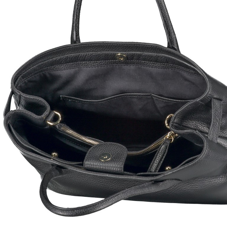 Handtasche Adria Linna Big Blue, Farbe: blau/petrol, Marke: Abro, EAN: 4061724493871, Abmessungen in cm: 39.5x30x16, Bild 8 von 9