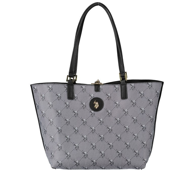 Shopper Malibu mit Wendefunktion Ice, Farbe: beige, Marke: U.S. Polo Assn., EAN: 8052792911974, Abmessungen in cm: 28x26x14, Bild 13 von 13
