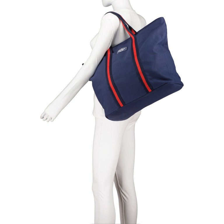 Shopper Stan Navy, Farbe: blau/petrol, Marke: Blackbeat, EAN: 8720289384609, Abmessungen in cm: 40x37x20, Bild 4 von 5
