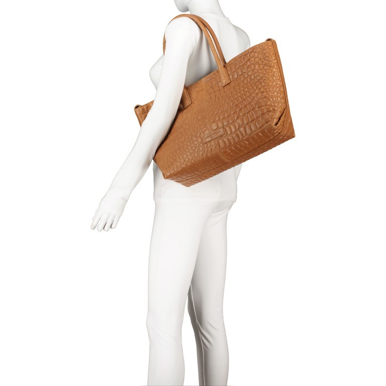 Shopper Chelsea Shopper M Kroko Oakmoss, Farbe: taupe/khaki, Marke: Liebeskind Berlin, EAN: 4064657321976, Abmessungen in cm: 36x29x15, Bild 5 von 7