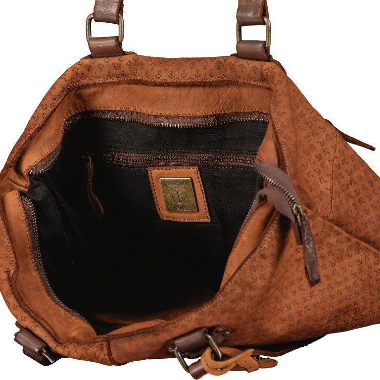 Shopper New-Lines Ankerliebe B3.10822 Charming Cognac, Farbe: cognac, Marke: Harbour 2nd, EAN: 4046478055513, Abmessungen in cm: 41x40x12, Bild 5 von 6