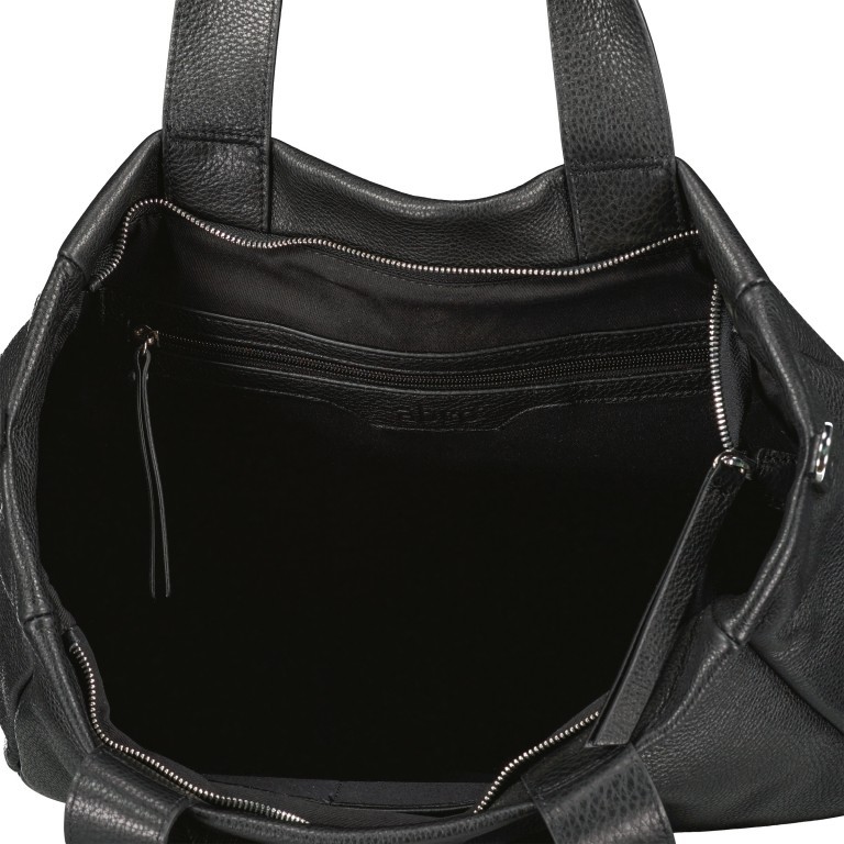 Handtasche Dalia Kaia L Black Nickel, Farbe: schwarz, Marke: Abro, EAN: 4061724749350, Abmessungen in cm: 44x29x17, Bild 6 von 6