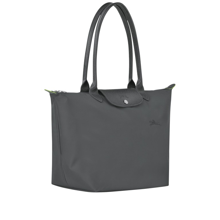 Shopper Le Pliage Green Shopper L, Farbe: schwarz, anthrazit, blau/petrol, braun, cognac, taupe/khaki, grün/oliv, rot/weinrot, flieder/lila, rosa/pink, orange, gelb, Marke: Longchamp, Abmessungen in cm: 31x30x19, Bild 2 von 6