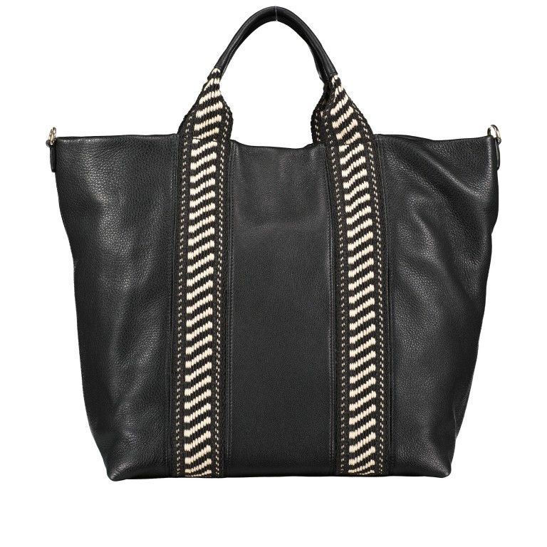 Handtasche Dalia Kaia Big Black Gold, Farbe: schwarz, Marke: Abro, EAN: 4061724853408, Abmessungen in cm: 33x34x22, Bild 3 von 7