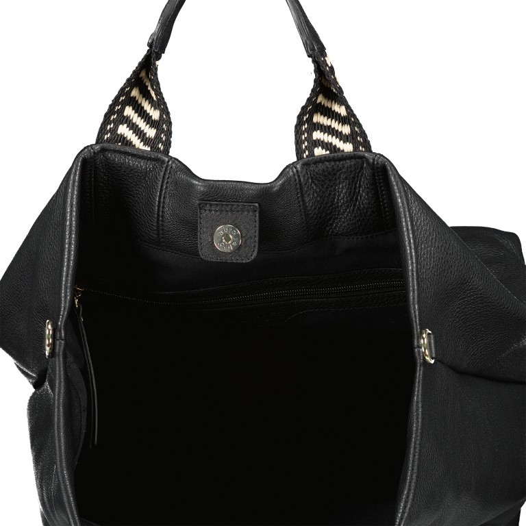 Handtasche Dalia Kaia Big Black Gold, Farbe: schwarz, Marke: Abro, EAN: 4061724853408, Abmessungen in cm: 33x34x22, Bild 7 von 7