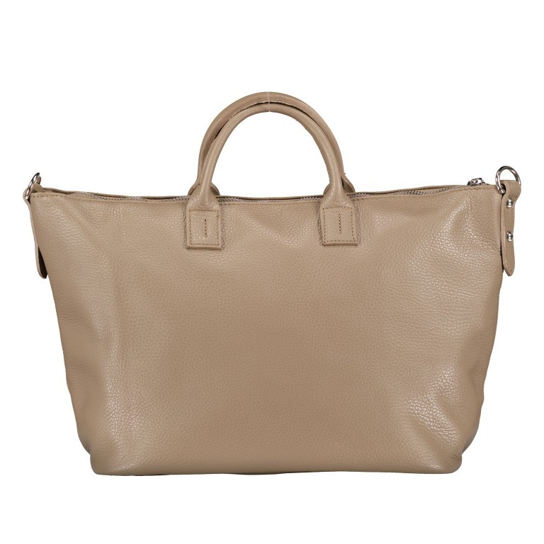 Handtasche Dunkelblau, Farbe: blau/petrol, Marke: Hausfelder Manufaktur, EAN: 4065646006461, Abmessungen in cm: 30x25x14, Bild 3 von 7