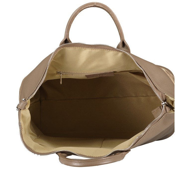 Handtasche Dunkelblau, Farbe: blau/petrol, Marke: Hausfelder Manufaktur, EAN: 4065646006461, Abmessungen in cm: 30x25x14, Bild 7 von 7