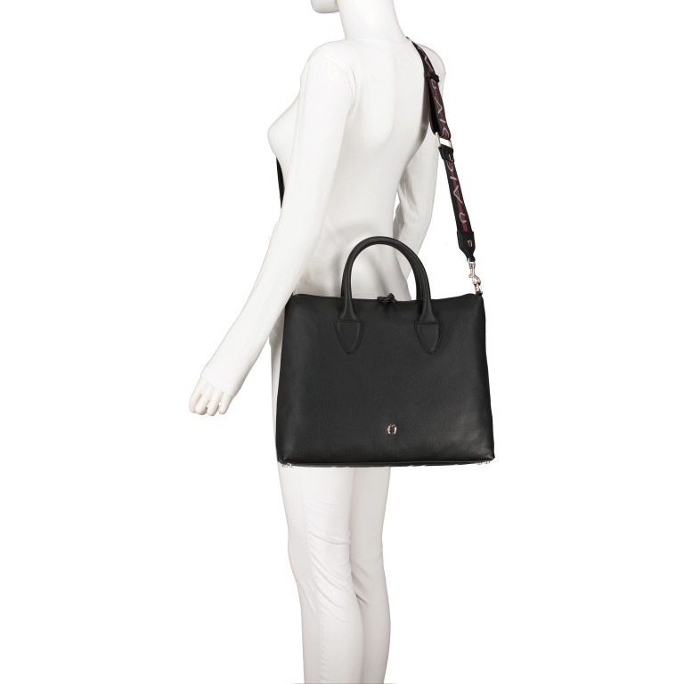 Handtasche Zita M Nature Green, Farbe: grün/oliv, Marke: AIGNER, EAN: 4055539512780, Abmessungen in cm: 39x29x12, Bild 5 von 6