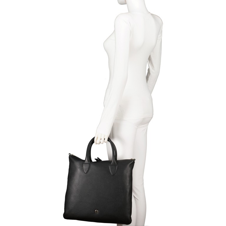 Handtasche Zita Shopper M Maple Brown, Farbe: cognac, Marke: AIGNER, EAN: 4055539450501, Abmessungen in cm: 36x34x7, Bild 3 von 6