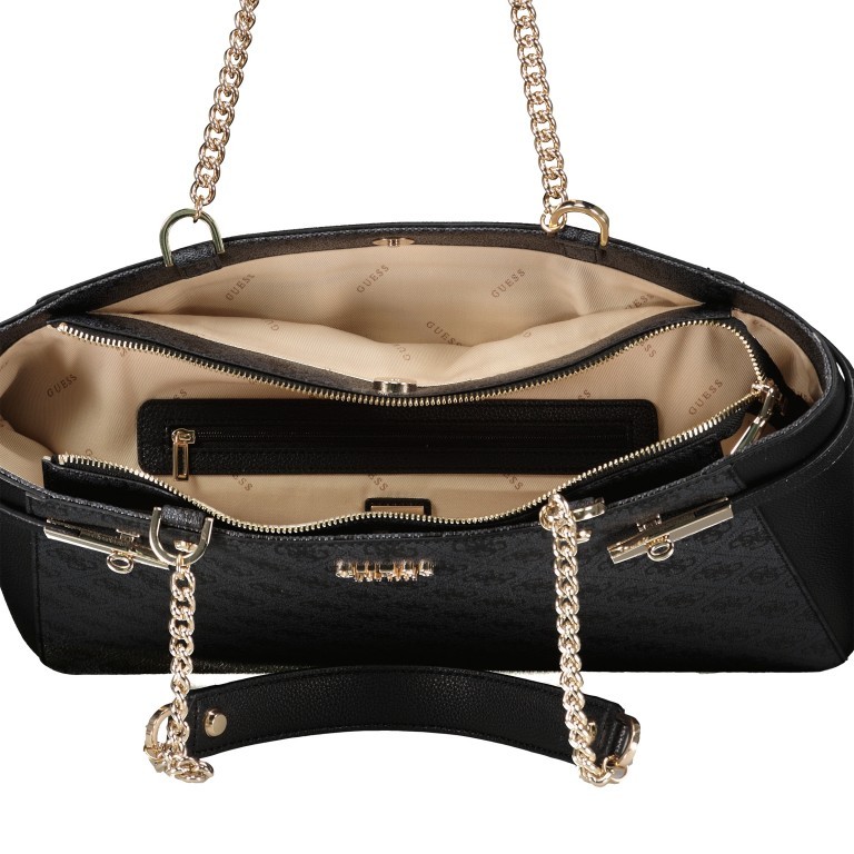 Shopper Zadie Latte Black, Farbe: cognac, Marke: Guess, EAN: 0190231541646, Abmessungen in cm: 37x29x12, Bild 5 von 5