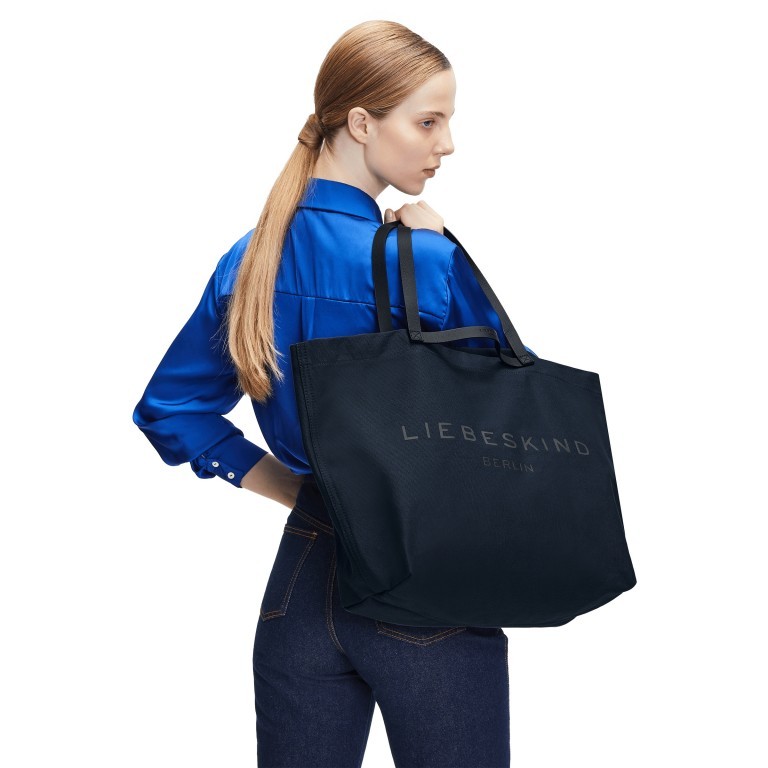 Aurora Shopper L Indigo Blue, Farbe: blau/petrol, Marke: Liebeskind Berlin, EAN: 4064657701235, Abmessungen in cm: 55.5x38x19, Bild 3 von 5