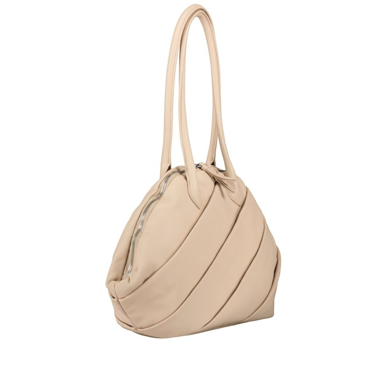 Shopper Soft Volume Hedi Grainy Leather Light Beige, Farbe: beige, Marke: Les Visionnaires, EAN: 4260711672446, Bild 3 von 7