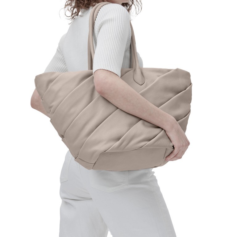 Shopper Soft Volume Noa Grainy Leather, Marke: Les Visionnaires, Abmessungen in cm: 52x56x17, Bild 5 von 7