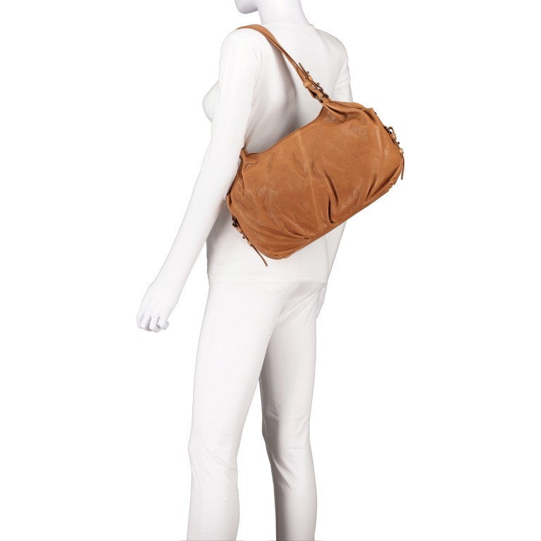Tasche Coffee Klatsch Phoebe Creme Brulee, Farbe: cognac, Marke: Aunts & Uncles, EAN: 4250394979741, Abmessungen in cm: 41x25x14, Bild 4 von 7