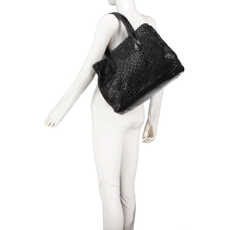 Handtasche Kimberly 1 Black, Farbe: schwarz, Marke: Melvin & Hamilton, EAN: 4251619358549, Abmessungen in cm: 38x28x17, Bild 4 von 5