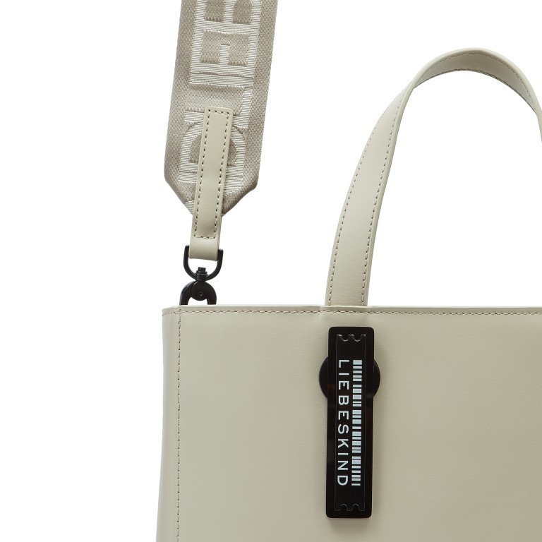 Handtasche Paper Bag Tote M Oatmilk, Farbe: beige, Marke: Liebeskind Berlin, EAN: 4064657018999, Abmessungen in cm: 29x35x14.5, Bild 5 von 5