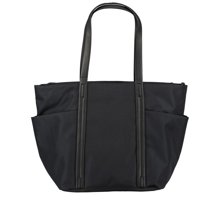 Shopper SakAlf Black, Farbe: schwarz, Marke: Ecoalf, EAN: 8445336244308, Abmessungen in cm: 29.5x31x18, Bild 3 von 5