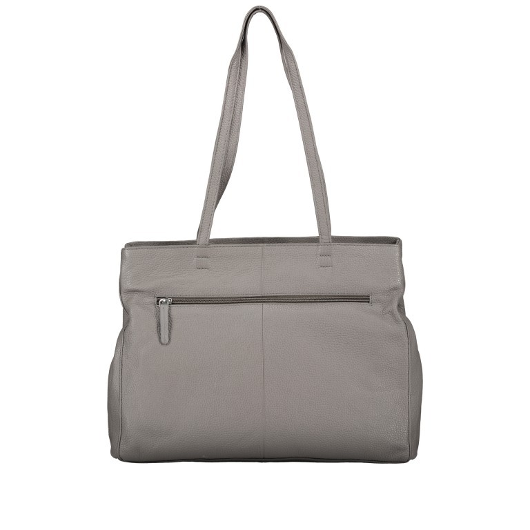 Shopper Nappa Beige, Farbe: beige, Marke: Hausfelder Manufaktur, EAN: 4065646007581, Abmessungen in cm: 36x28x13, Bild 3 von 5