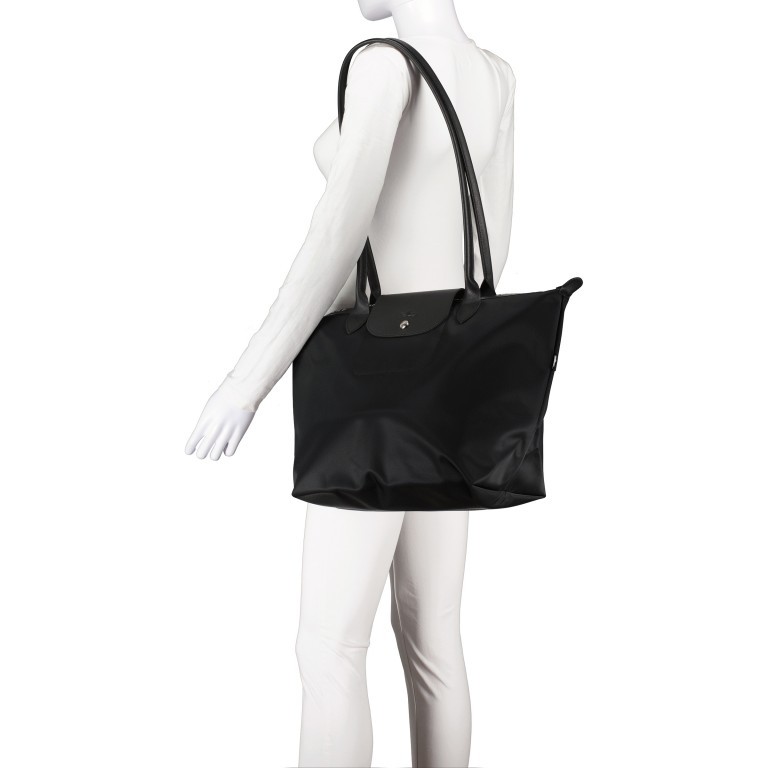 Shopper Le Pliage Energy Crossbody-Tasche Schwarz, Farbe: schwarz, Marke: Longchamp, EAN: 3597922215461, Abmessungen in cm: 31x31x19, Bild 4 von 6