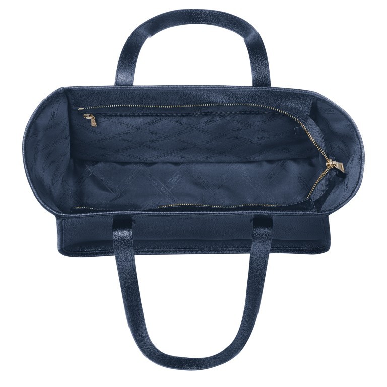 Shopper Le Foulonné 021-10141 Dunkelblau, Farbe: blau/petrol, Marke: Longchamp, EAN: 3597922211258, Abmessungen in cm: 33.5x26x13.5, Bild 5 von 5