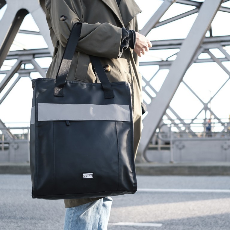 Shopper Totebag mit Laptopfach 16 Zoll Beige, Farbe: beige, Marke: OAK25, EAN: 4260759420016, Abmessungen in cm: 35x40x12, Bild 3 von 7