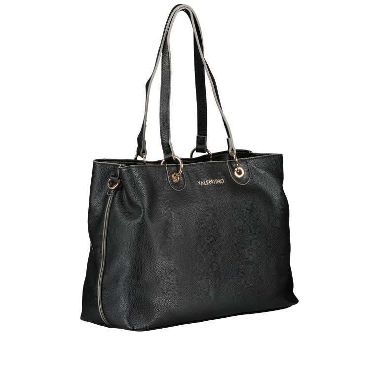 Shopper Swim Relove Recycle Nero, Farbe: schwarz, Marke: Valentino Bags, EAN: 8058043878188, Abmessungen in cm: 38x27x13, Bild 2 von 7