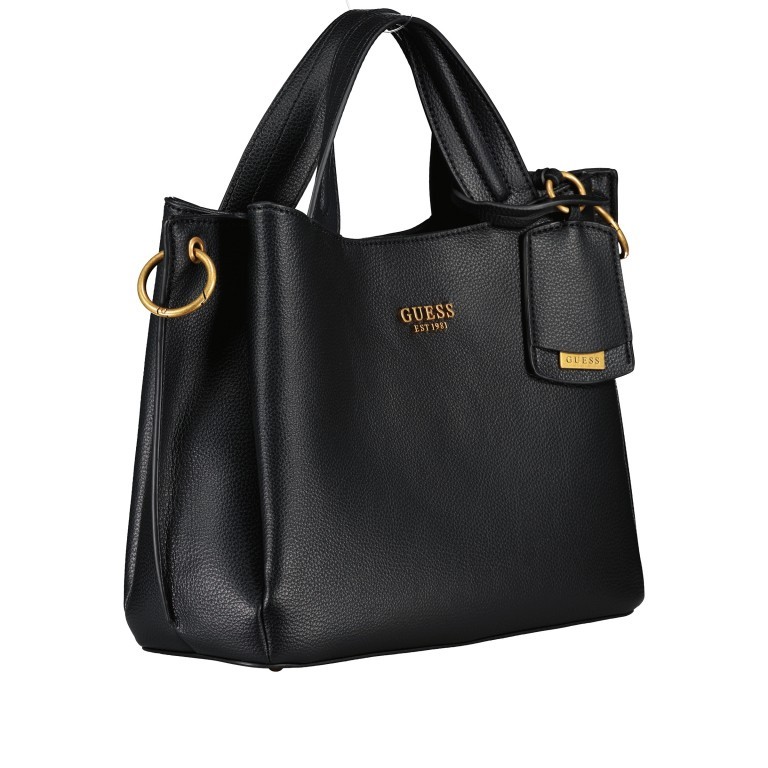 Handtasche Girlfriend L Black, Farbe: schwarz, Marke: Guess, EAN: 0190231671473, Abmessungen in cm: 30x26x11, Bild 2 von 6