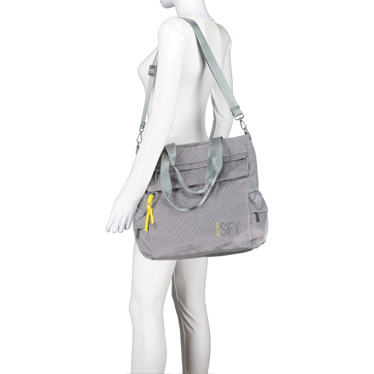 Handtasche Marry 18013, Farbe: schwarz, grau, blau/petrol, beige, Marke: Suri Frey, Abmessungen in cm: 33x34x12, Bild 4 von 7
