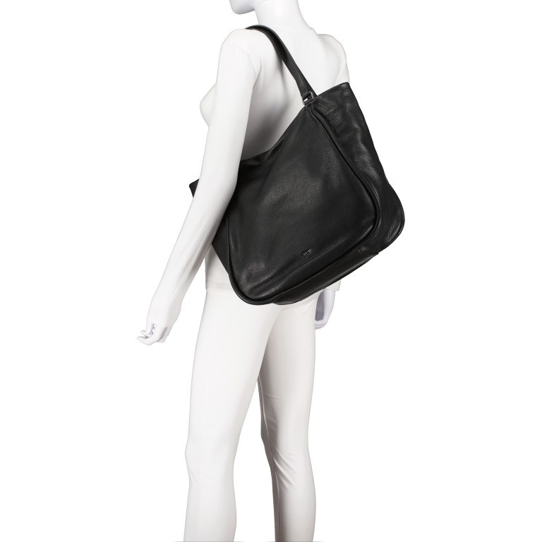 Shopper Dalia Willow, Farbe: schwarz, taupe/khaki, beige, Marke: Abro, Abmessungen in cm: 43x34x15, Bild 4 von 5