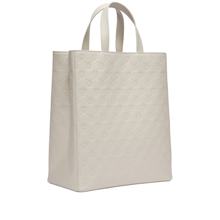 Handtasche Paper Bag Tote M Icon Almond Milk, Farbe: weiß, Marke: Liebeskind Berlin, EAN: 4099593074891, Abmessungen in cm: 29x34x15, Bild 2 von 5