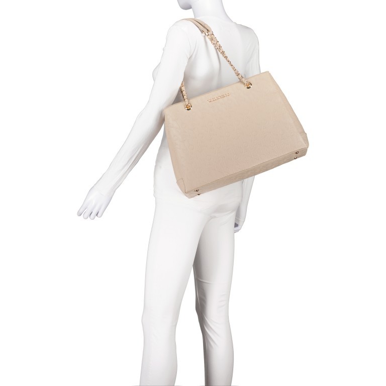 Handtasche Relax Beige, Farbe: beige, Marke: Valentino Bags, EAN: 8054942037190, Abmessungen in cm: 38x26.5x16, Bild 4 von 5