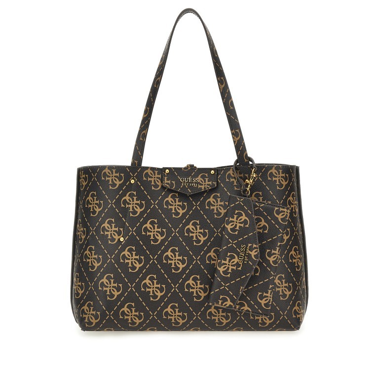 Shopper Eco Brenton Reversible Tote Brown Logo, Farbe: braun, Marke: Guess, EAN: 0190231707806, Abmessungen in cm: 36x27x13, Bild 2 von 9