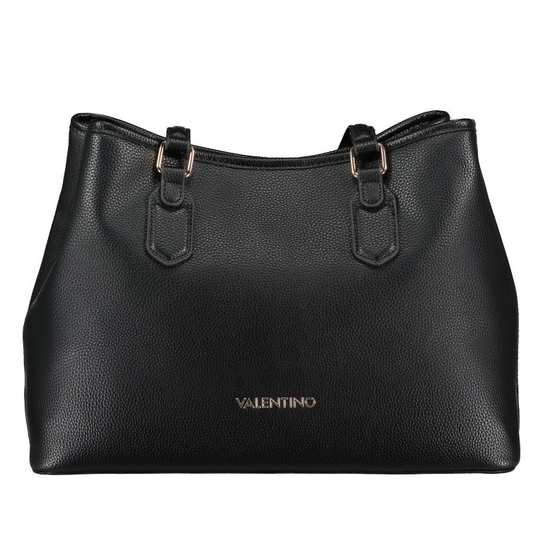 Shopper Brixton, Farbe: schwarz, beige, Marke: Valentino Bags, Abmessungen in cm: 37x25.5x15, Bild 1 von 5