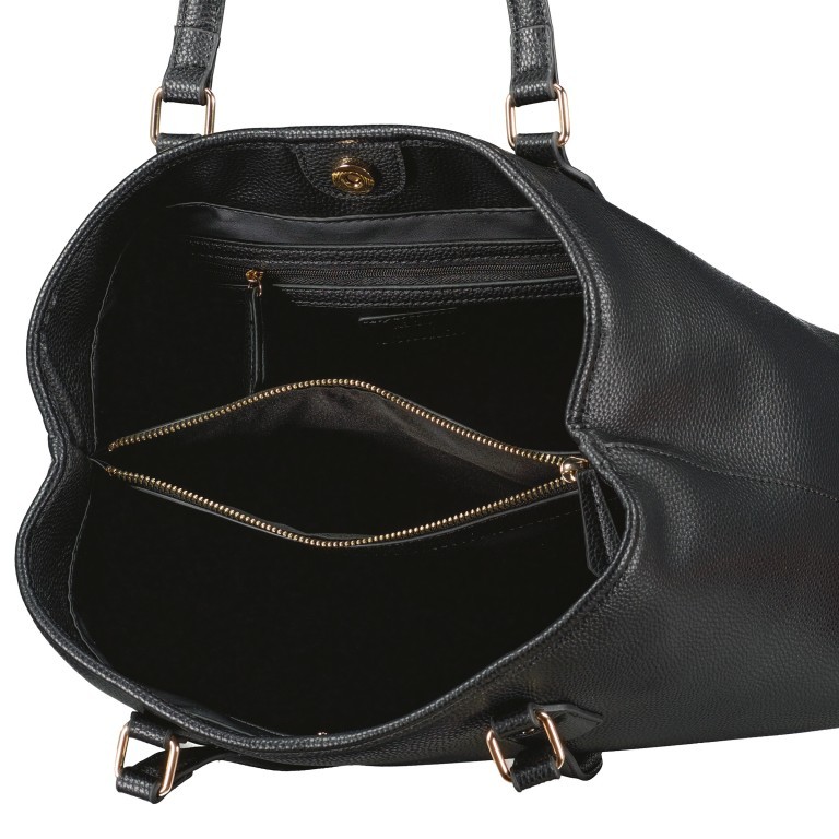 Shopper Brixton, Farbe: schwarz, beige, Marke: Valentino Bags, Abmessungen in cm: 37x25.5x15, Bild 5 von 5