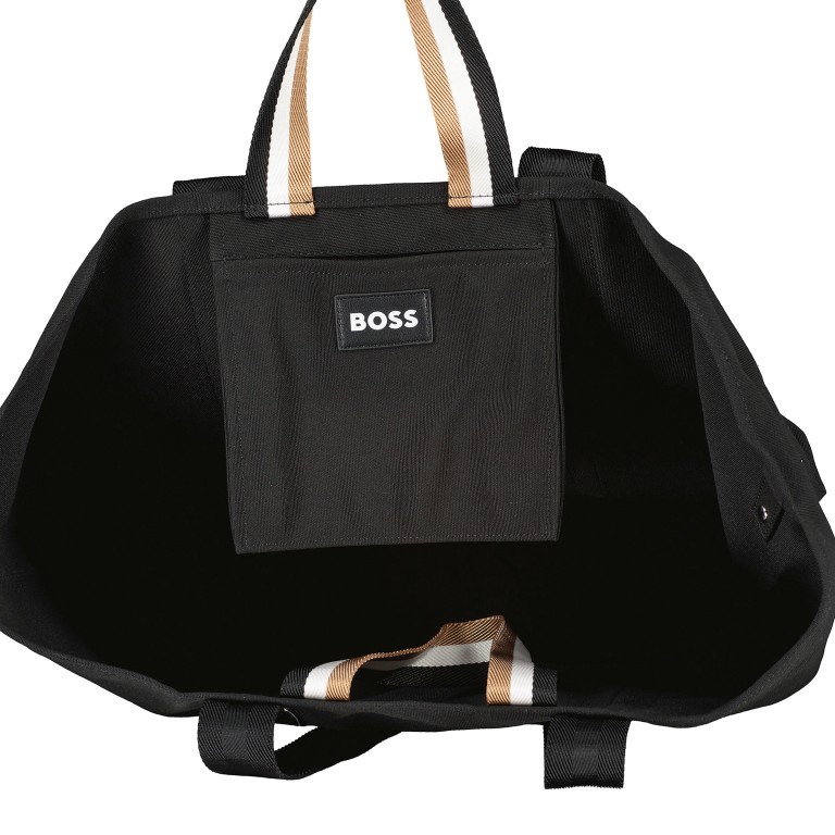 Shopper Deva variabel in der Form Black, Farbe: schwarz, Marke: Boss, EAN: 4063539994543, Abmessungen in cm: 35.5x31.5x18.5, Bild 7 von 8