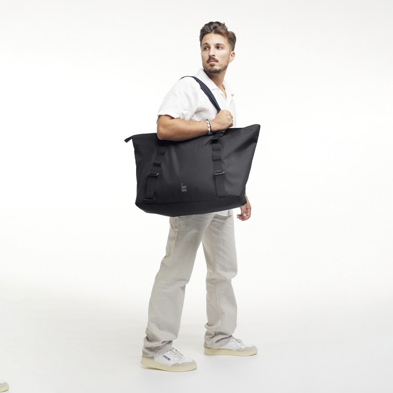 Shopper Tote Bag Large Monochrome Black, Farbe: schwarz, Marke: Got Bag, EAN: 4260483884467, Abmessungen in cm: 65x40x20, Bild 4 von 8