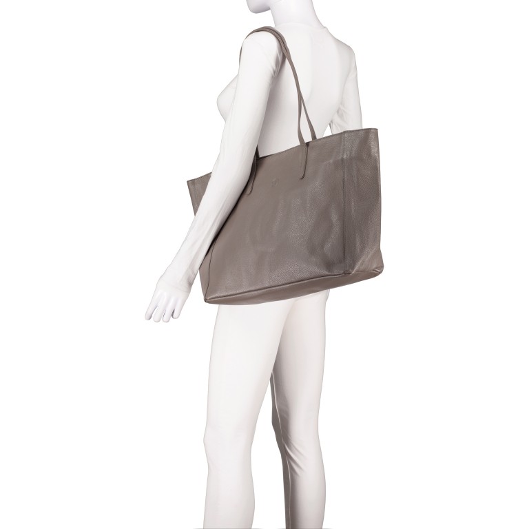 Shopper mit Zusatzriemen, Marke: Hausfelder Manufaktur, Abmessungen in cm: 37.5x30x14.5, Bild 4 von 7