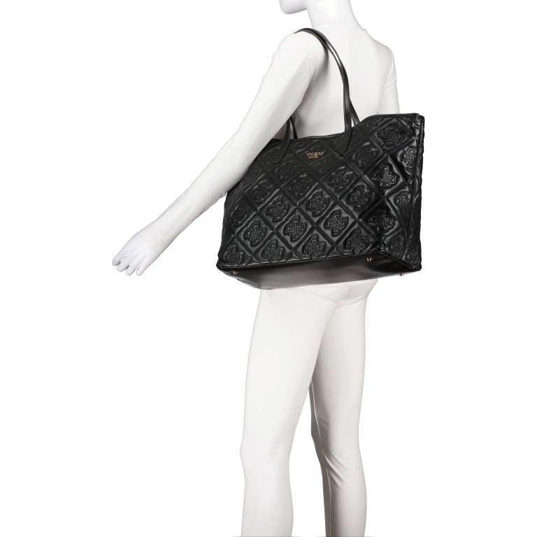 Shopper VIKKY II Big Logo variabel in der Form Black, Farbe: schwarz, Marke: Guess, EAN: 0190231817895, Abmessungen in cm: 39.5x31x17.5, Bild 7 von 10