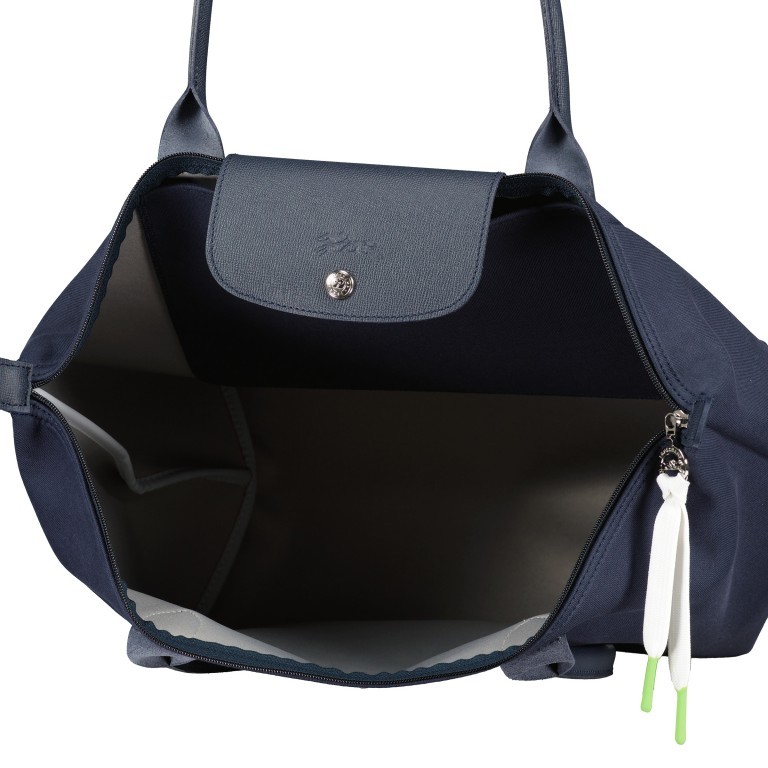 Shopper Le Pliage Université L, Farbe: grau, blau/petrol, Marke: Longchamp, Abmessungen in cm: 31x30x19, Bild 5 von 5