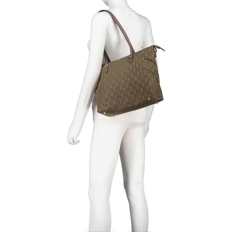 Shopper Collana Tessuto Helena LHZ1, Farbe: schwarz, blau/petrol, grün/oliv, beige, Marke: Joop!, Abmessungen in cm: 30x27x14, Bild 4 von 8