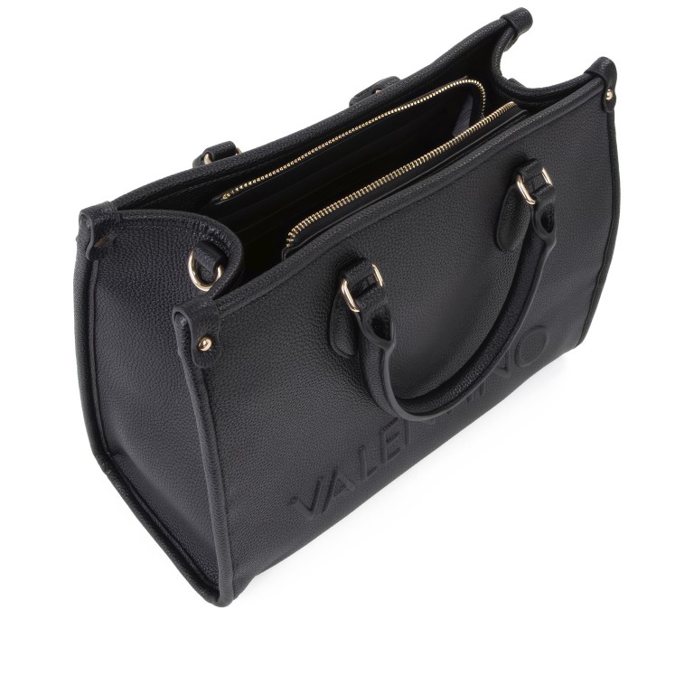 Handtasche Rised Relove Recycle, Farbe: schwarz, beige, Marke: Valentino Bags, Abmessungen in cm: 33.5x25x15, Bild 7 von 7