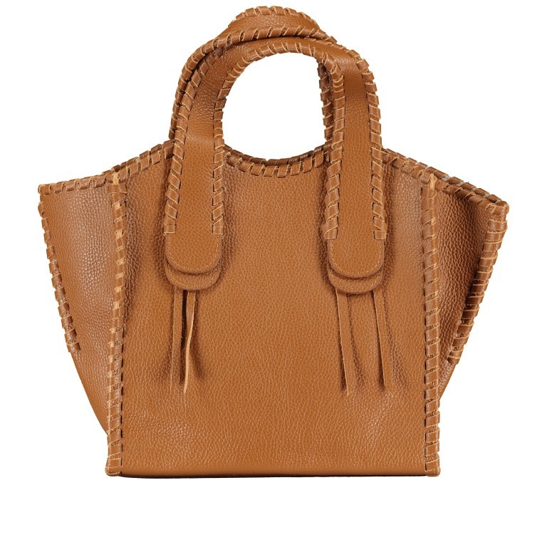 Handtasche mit herausnehmbarer Tasche, Marke: Hausfelder Manufaktur, Abmessungen in cm: 26x26x12, Bild 3 von 8