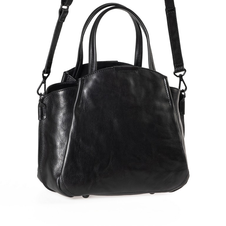 Handtasche Grandma's Luxury Club Mrs. Chiffon Pie, Farbe: schwarz, grau, blau/petrol, cognac, beige, Marke: Aunts & Uncles, Abmessungen in cm: 33x25x12.5, Bild 3 von 11