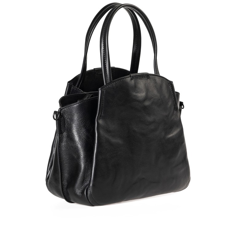 Handtasche Grandma's Luxury Club Mrs. Chiffon Pie, Farbe: schwarz, grau, blau/petrol, cognac, beige, Marke: Aunts & Uncles, Abmessungen in cm: 33x25x12.5, Bild 2 von 11