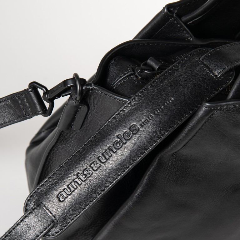 Handtasche Grandma's Luxury Club Mrs. Chiffon Pie, Farbe: schwarz, grau, blau/petrol, cognac, beige, Marke: Aunts & Uncles, Abmessungen in cm: 33x25x12.5, Bild 10 von 11