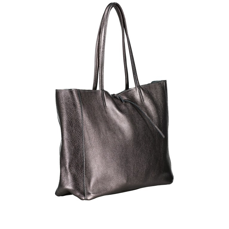 Shopper Metallic, Marke: Hausfelder Manufaktur, Abmessungen in cm: 37x29.5x11.5, Bild 2 von 5