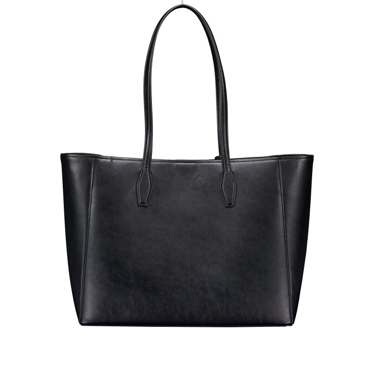 Shopper Numah Tote mit Schlüsselanhänger, Farbe: schwarz, beige, Marke: BOSS, Abmessungen in cm: 39x31x16, Bild 3 von 5
