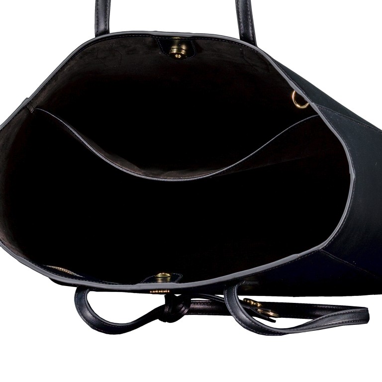 Shopper Numah Tote mit Schlüsselanhänger, Farbe: schwarz, beige, Marke: BOSS, Abmessungen in cm: 39x31x16, Bild 5 von 5