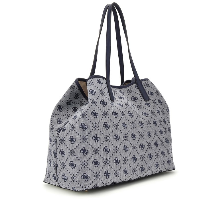 Shopper Neda 4G-Logo Peony variabel in der Form, Farbe: blau/petrol, braun, Marke: Guess, Abmessungen in cm: 39.5x33.5x20.5, Bild 3 von 9