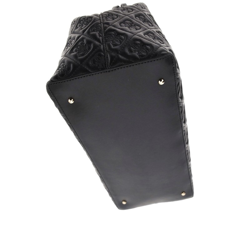 Shopper Adelasia 4G-Logo variabel in der Form, Farbe: schwarz, cognac, Marke: Guess, Abmessungen in cm: 39.5x33.5x20.5, Bild 10 von 10